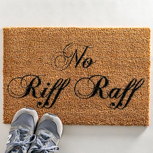 No Riff Raff Doormat - Regular 60x40cm 4 No Riff Raff Doormat - Regular 60x40cm - Image 2