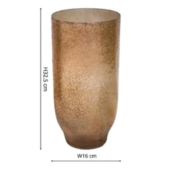 Opulent Metallic Gold Tall Vase H32.5Cm W16Cm