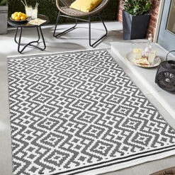 Origins Aztec Grey/Dark Rug 200 X 290