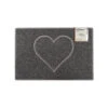 Oseasons Heart Small Embossed Doormat In Grey -DIY oseasons heart small embossed doormat in grey5056010139723 01c MP