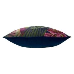 Paoletti Kala Floral Printed Piped Velvet Reverse Polyester Filled Cushion -DIY paoletti kala floral printed piped velvet reverse polyester filled cushion5025532709998 03c MP