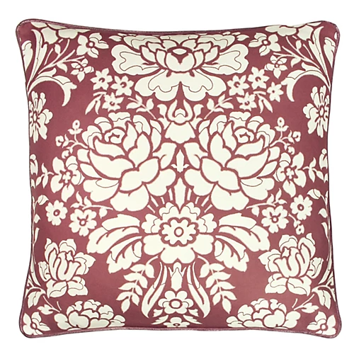 Paoletti Melrose Floral Pipe Trimmed Polyester Filled Cushion 3 Paoletti Melrose Floral Pipe Trimmed Polyester Filled Cushion