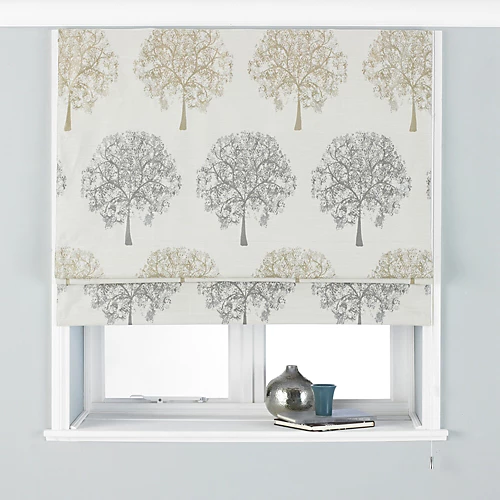 Paoletti Oakdale Tree Motif Blackout Roman Blind 3 Paoletti Oakdale Tree Motif Blackout Roman Blind