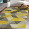 Portland Geometric Yellow & Grey Rug 170cmx120cm -DIY portland geometric yellow grey rug 170cmx120cm5021318020424 01I
