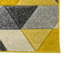 Portland Geometric Yellow & Grey Rug 170cmx120cm -DIY portland geometric yellow grey rug 170cmx120cm5021318020424 36C