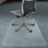 PVC Office Floor Protector - Unrolled Chair Mat Suitable For Low Pile Carpet Floors - Non Slip - 90cm X 120cm - UK Made -DIY pvc office floor protector unrolled chair mat suitable for low pile carpet floors non slip 90cm x 120cm uk made5056337104725 01c MP