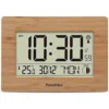 Radio Controlled LCD Wall Mountable And Desk Clock ( Bamboo Wood Panel ) -DIY radio controlled lcd wall mountable and desk clock bamboo wood panel 5060660020133 01c MP