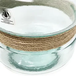Recycled Glass Hemp Clear Home Décor Small Rounded Aba Vase (H) 25cm 9 Recycled Glass Hemp Clear Home Décor Small Rounded Aba Vase (H) 25cm -DIY recycled glass hemp clear home d cor small rounded aba vase h 25cm5060565682177 04c MP