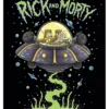 Rick And Morty Spaceship Fleece Blanket 2 Rick And Morty Spaceship Fleece Blanket -DIY rick and morty spaceship fleece blanket8720193921686 01c MP