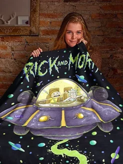DIY -DIY rick and morty spaceship fleece blanket8720193921686 02c MP