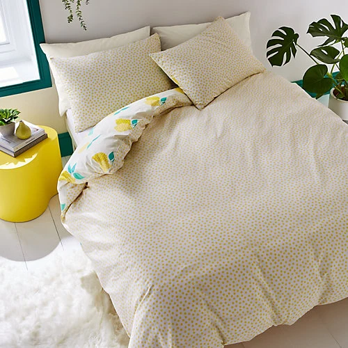 Sassy B Bedding Lemon Zest Duvet Cover Set With Pillowcases Yellow 4 Sassy B Bedding Lemon Zest Duvet Cover Set With Pillowcases Yellow - Image 2