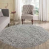 Serdim Rugs Plain Living Room Shaggy Area Rugs Grey Round 120x120 Cm -DIY serdim rugs plain living room shaggy area rugs grey round 120x120 cm5056095200967 01c MP