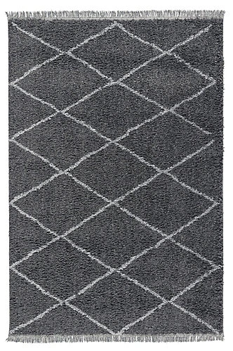 Shaggy Berber Grey Rug 230cmx155cm 3 Shaggy Berber Grey Rug 230cmx155cm