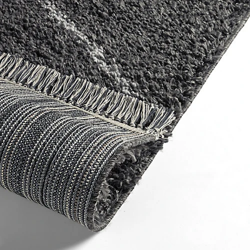 Shaggy Berber Grey Rug 230cmx155cm 4 Shaggy Berber Grey Rug 230cmx155cm - Image 2