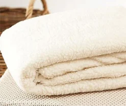 Sherpa Fleece Reversible Mattress Enhancer Topper - King -DIY sherpa fleece reversible mattress enhancer topper king5034567872171 03c MP