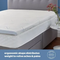 Silentnight 5cm Orthopaedic Deep Fill Thick Luxury Mattress Topper -DIY silentnight 5cm orthopaedic deep fill thick luxury mattress topper5012701493093 02c MP
