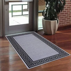 Smart Living Heavy Duty Machine Washable Runner For Hallway, Kitchen Non Slip Floor Mats, Door Mat 80cm X 300cm - Grey Black -DIY smart living heavy duty machine washable runner for hallway kitchen non slip floor mats door mat 80cm x 300cm grey black8680318933454 03c MP