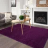 Smart Living Shaggy Soft Area Rug, Fluffy Living Room Carpet, Kitchen Floor, Bedroom Ultra Soft Rugs 160cm X 230cm - Aubergine -DIY smart living shaggy soft area rug fluffy living room carpet kitchen floor bedroom ultra soft rugs 160cm x 230cm aubergine9990001582289 01c MP
