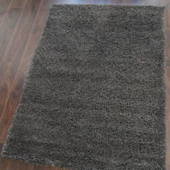 Super Soft Slate Grey Shaggy Area Rug 200x290cm -DIY super soft slate grey shaggy area rug 200x290cm5059815533321 03c MP