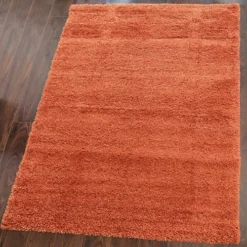 Super Soft Terracotta Orange Shaggy Area Rug 200x290cm -DIY super soft terracotta orange shaggy area rug 200x290cm5059815533680 03c MP