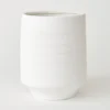 Bloom Tall White Terracotta Vase - Modern Vase For Fresh Or Artificial Flower Stem Bouquet Arrangements - Measures H25.5 X 21cm Diameter -DIY tall white terracotta vase modern vase for fresh or artificial flower stem bouquet arrangements measures h25 5 x 21cm diameter5053335892852 01c MP
