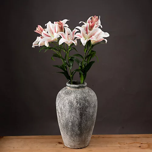 UK Homeliving Artificial Stargazer Lily 3 UK Homeliving Artificial Stargazer Lily