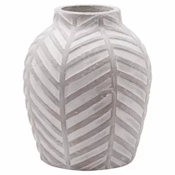 UK Homeliving Bloomville Stone Vase