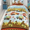 Under Construction Single Duvet Cover And Pillowcase Set -DIY under construction single duvet cover and pillowcase set5027491873710 01c MP