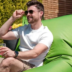 Veeva Kids Bazaar Bag Lime Green Indoor Outdoor Kids Bean Bag -DIY veeva kids bazaar bag lime green indoor outdoor kids bean bag5060161116267 03c MP