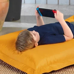 Veeva Kids Bazaar Bag Ochre Yellow Indoor Outdoor Kids Bean Bag -DIY veeva kids bazaar bag ochre yellow indoor outdoor kids bean bag5060760896423 02c MP