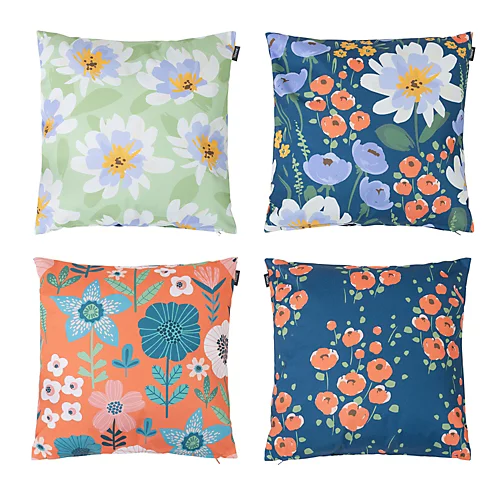 Veeva Meadow Print Set Of 4 Outdoor Cushion - Collection One 3 Veeva Meadow Print Set Of 4 Outdoor Cushion - Collection One