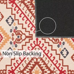 Vernal Yonker Machine Washable Rug, Red/Brown/Beige , 152 Cm X 213 Cm -DIY vernal yonker machine washable rug red brown beige 152 cm x 213 cm5060536576955 04c MP