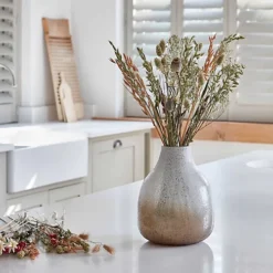 Verre Round Gold Frosted Vase H25Cm W20.5Cm -DIY verre round gold frosted vase h25cm w20 5cm5055352853809 04c MP