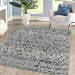 Vinci Abstract Cream & Brown Rug 170cmx120cm
