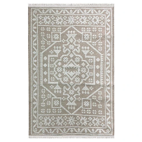 Vintage Medallion Beige Traditional Rug 170cmx120cm 3 Vintage Medallion Beige Traditional Rug 170cmx120cm