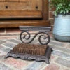 Vintage Style Swirl Cast Iron Boot Brush & Shoe Scraper -DIY vintage style swirl cast iron boot brush shoe scraper5055031302437 01c MP