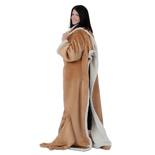 WICKED GIZMOS Oversized Wearable Blanket Hoodie - Comfy Snuggle Hoodie, Fluffy Fleece Adult Hooded Blanket For Men & Women 4 WICKED GIZMOS Oversized Wearable Blanket Hoodie - Comfy Snuggle Hoodie, Fluffy Fleece Adult Hooded Blanket For Men & Women - Image 2