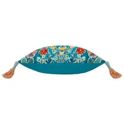 Wylder Adeline Square Floral Tasselled Polyester Filled Cushion 8 Wylder Adeline Square Floral Tasselled Polyester Filled Cushion -DIY wylder adeline square floral tasselled polyester filled cushion5025532741257 03c MP